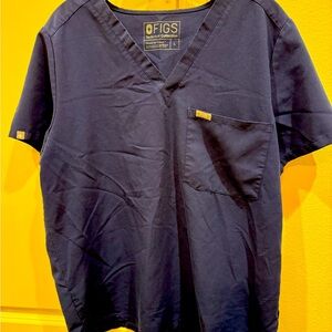 Figs navy Catarina Scrub Top size L